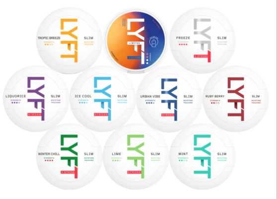 LYFT nicotine pouches in USA