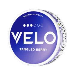 VELO Tangled Berry, all white snus in australia, all white snus in melbourne, tobacco free dip in sydney, velo nicotine pouches, velo snus, velo snus australia
