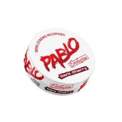 pablo dark cherry nicotine pouches, cherry nicotine pouches, cherry snus