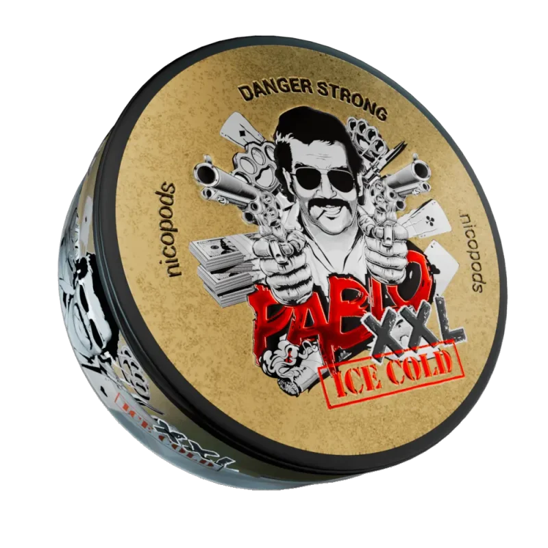Pablo Ice Cold XXL nicotine pouches — 30mg/g ~24mg per pouch — 30 pouches 24g can — peppermint menthol TRPM8 — NGP Empire Scandinavia — best value Pablo peppermint