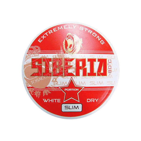 Siberia White Dry Slim snus Korea import 43mg/g 28mg per portion first Siberia