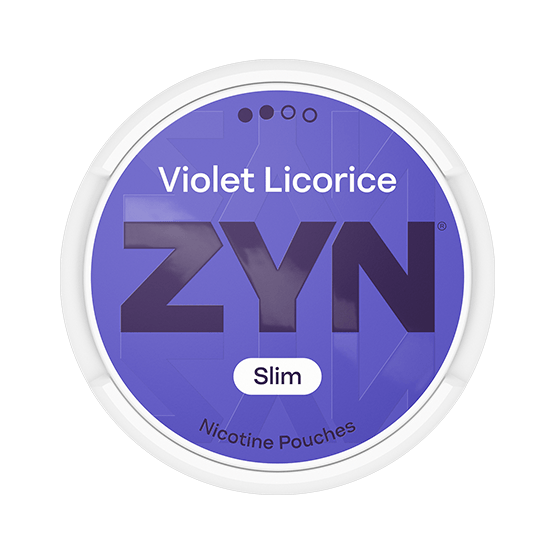 ZYN ZYN Violet Licorice Slim Strong 9mg L2 – nicotine pouches