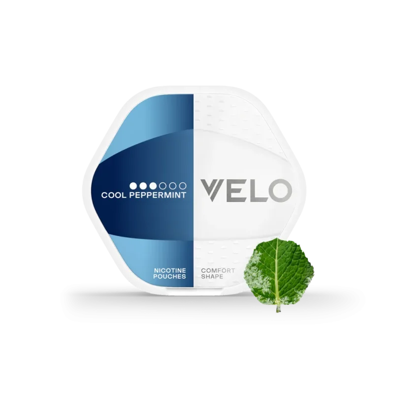 VELO Shift Cool Peppermint tobacco-free nicotine pouches can with peppermint flavor