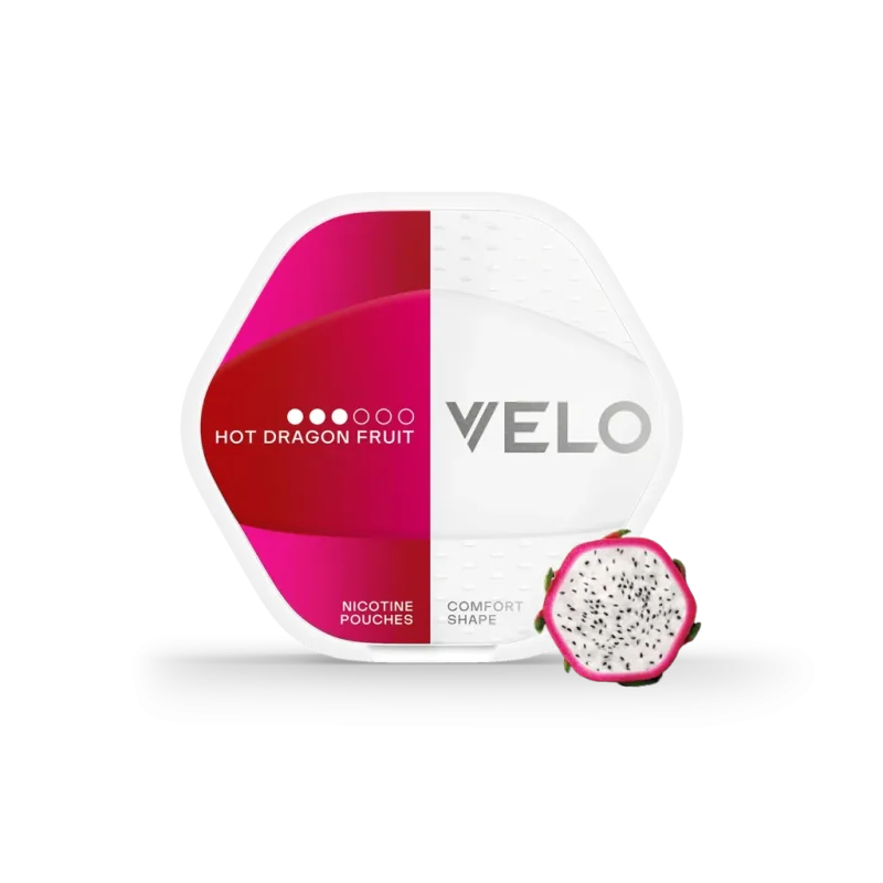 VELO Shift Hot Dragonfruit tobacco-free nicotine pouches 20 pouch can, VELO nicotine pouches, VELO pouches, VELO Hot Dragon Fruit, Buy dragon fruit pouches, Buy VELO Shift Hot Dragonfruit