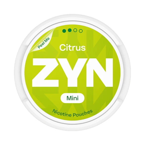 ZYN Mini Citrus 3mg nicotine pouches Wellington Cuba Street