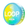 LOOP Pineapple Ice Strong nicotine pouch can — allyl hexanoate fresh pineapple menthol TRPM8 cold Strong tobacco-free InstantRush PlantCan Another Factory AB Sweden